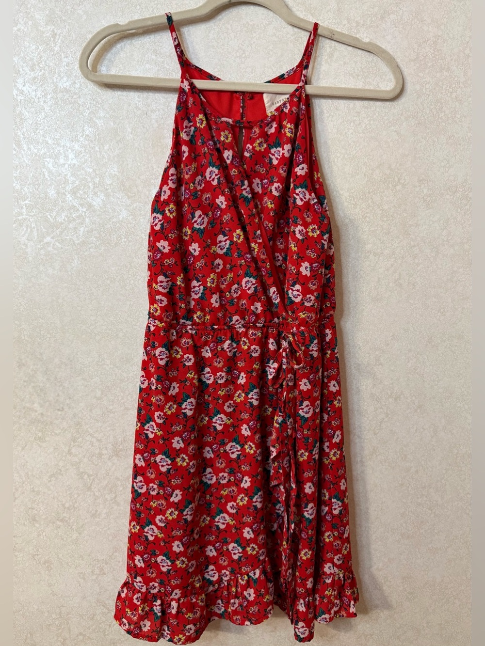 Red Floral Dress